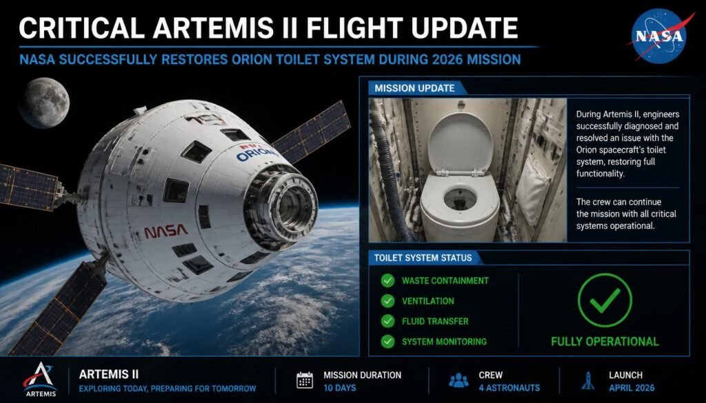 NASA,Orion Toilet System,Mission