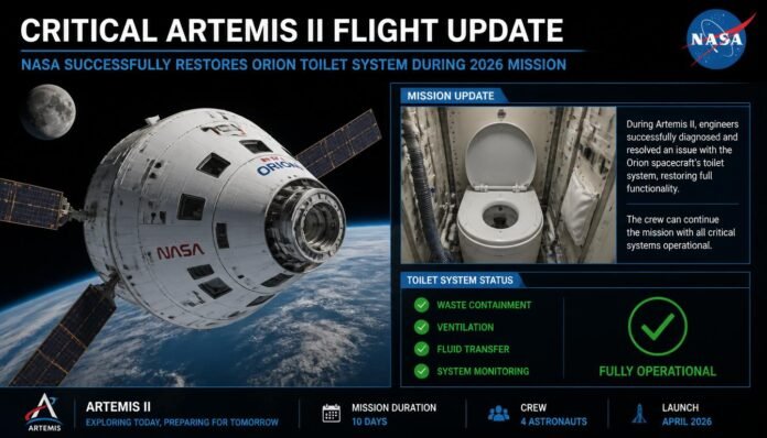 NASA,Orion Toilet System,Mission