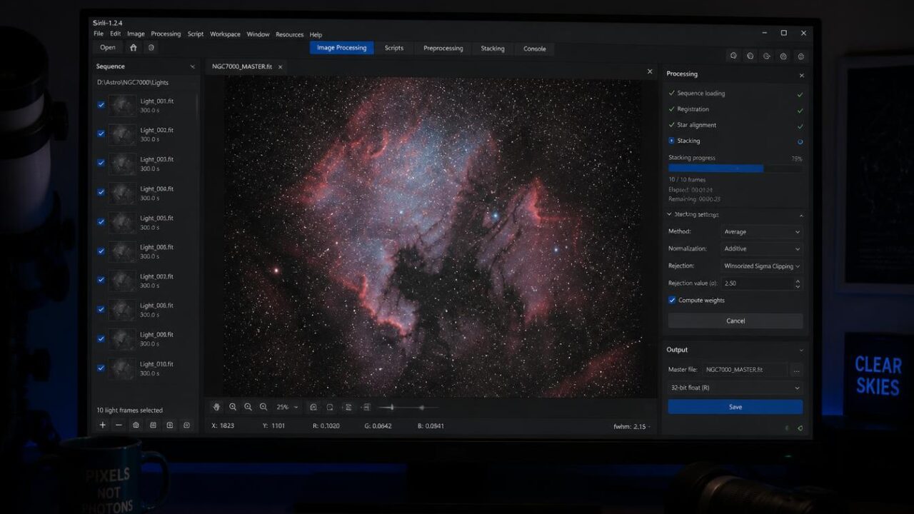 Astrophotography Stacking Software Guide